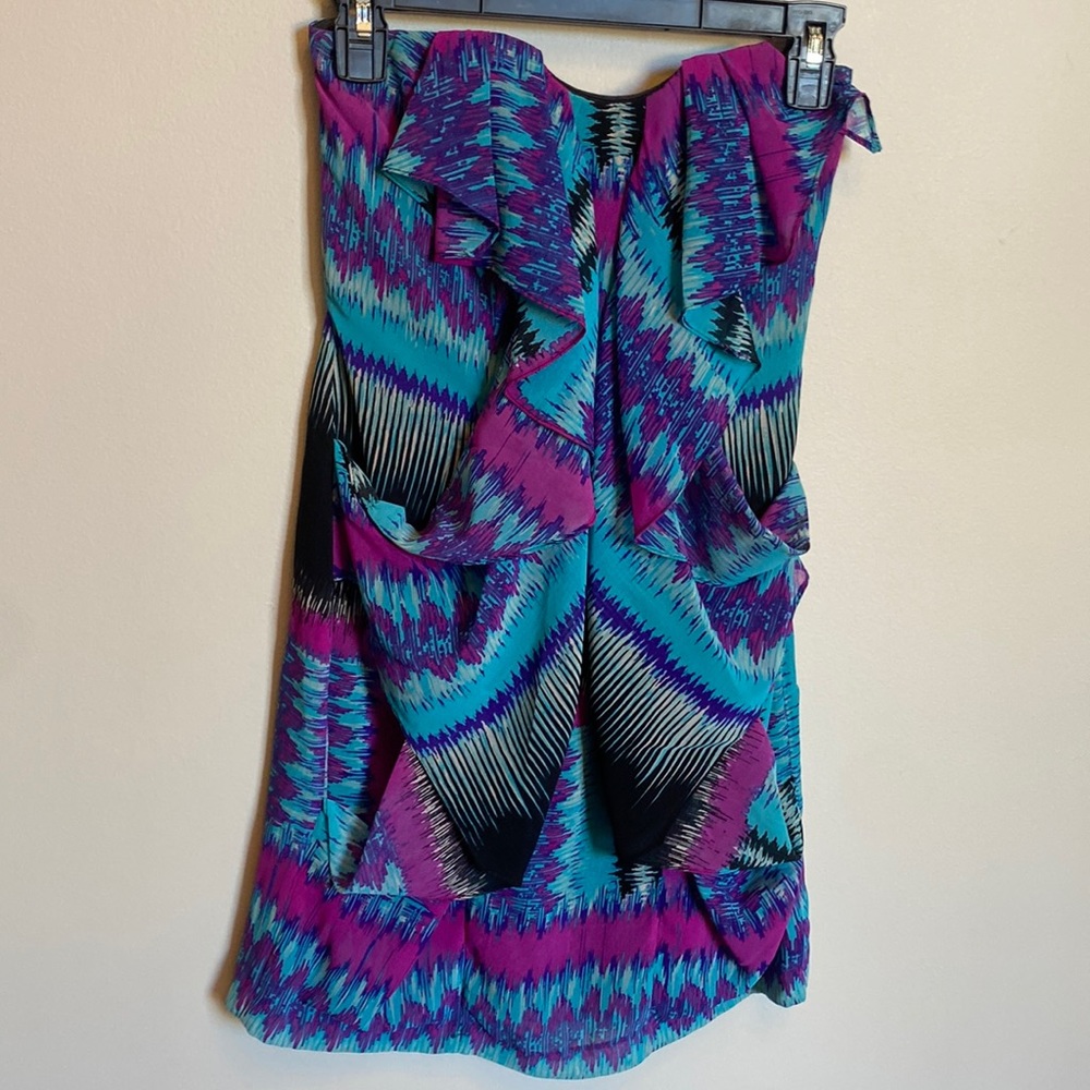 Seduce georgette graphic print mini